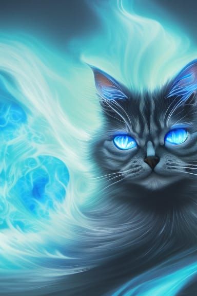 Cat of the Blue Flame