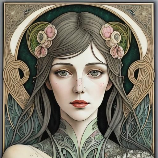 Trials_Art nouveau style