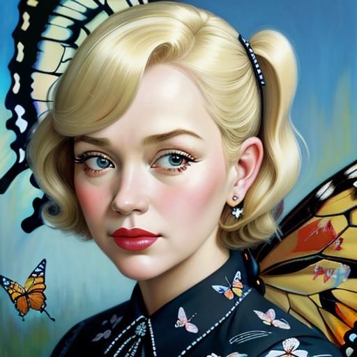 Butterfly girl