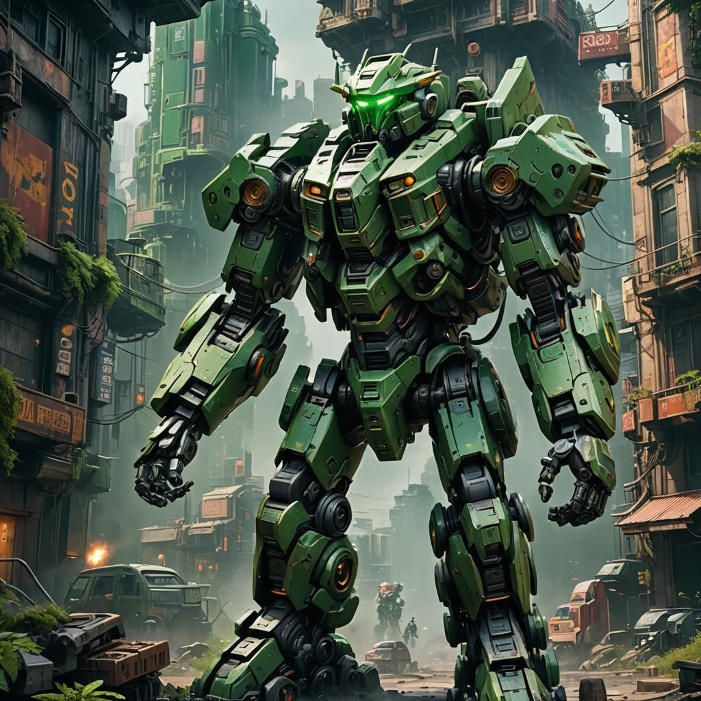 Green mecha