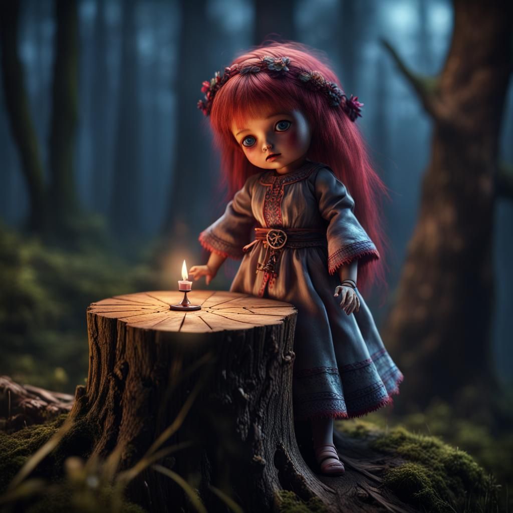 A doll used in rituals AI Generated Artwork NightCafe Creator