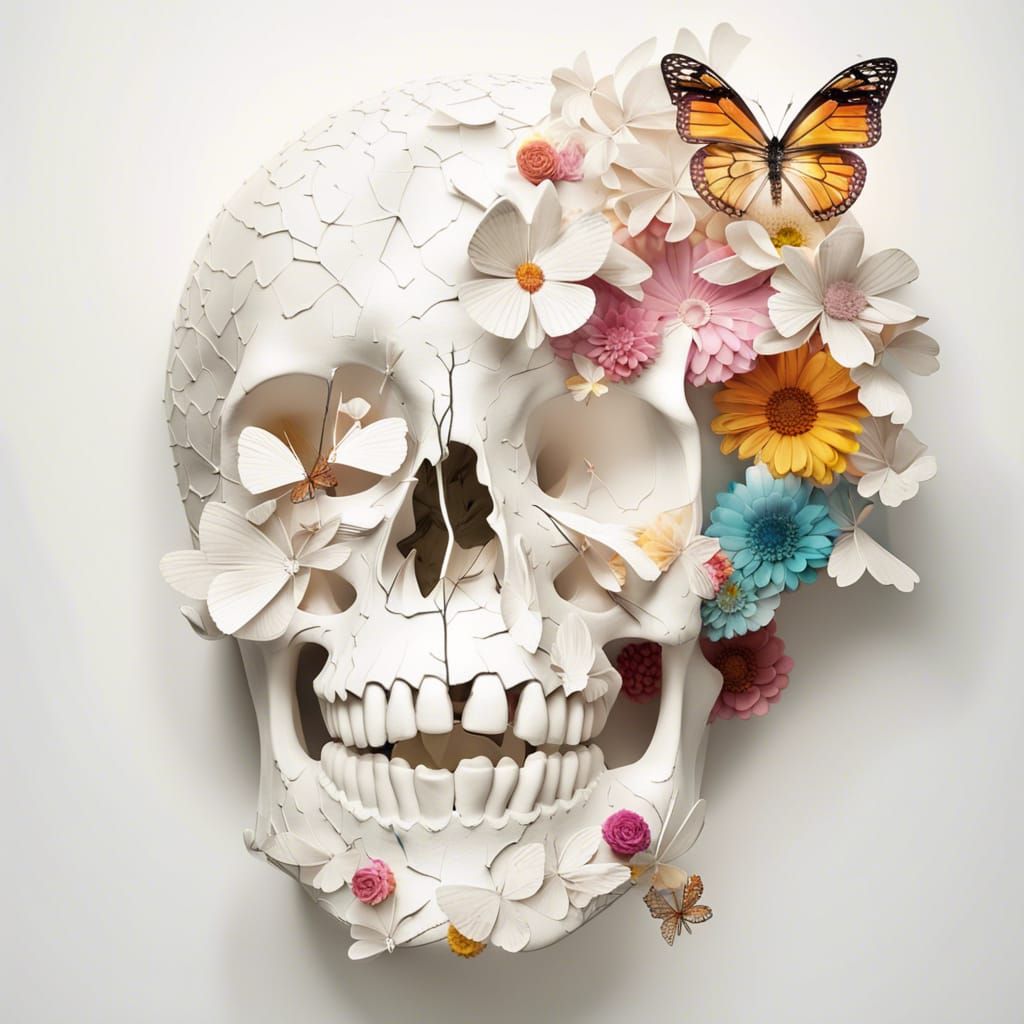 Paper Skull