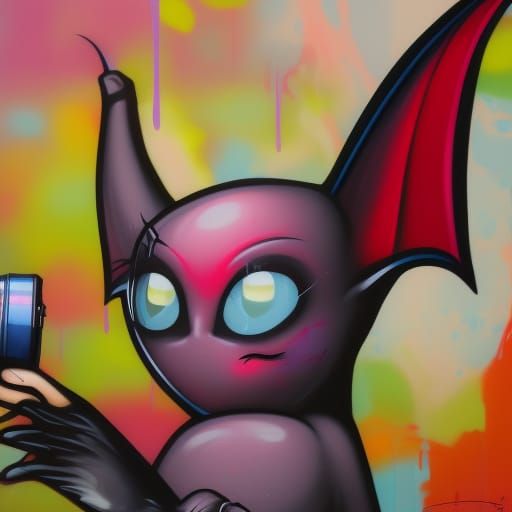 bat taking pictures