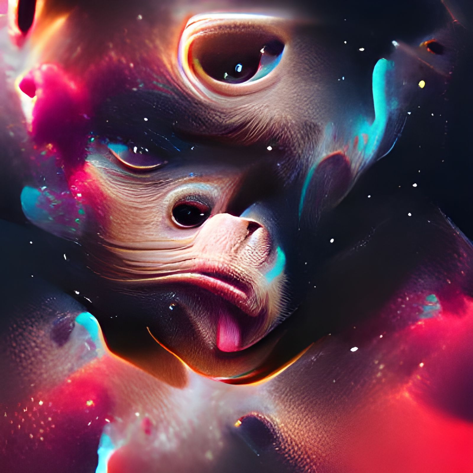Space Monkey! - AI Generated Artwork - NightCafe Creator