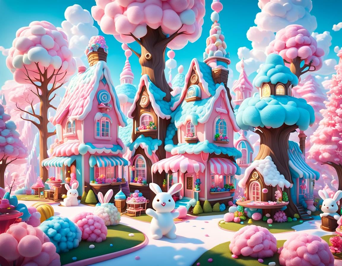 A Whimsical candy wonderland  by @BUZZY 