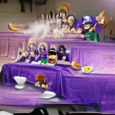 waluigi pozzed shot last supper