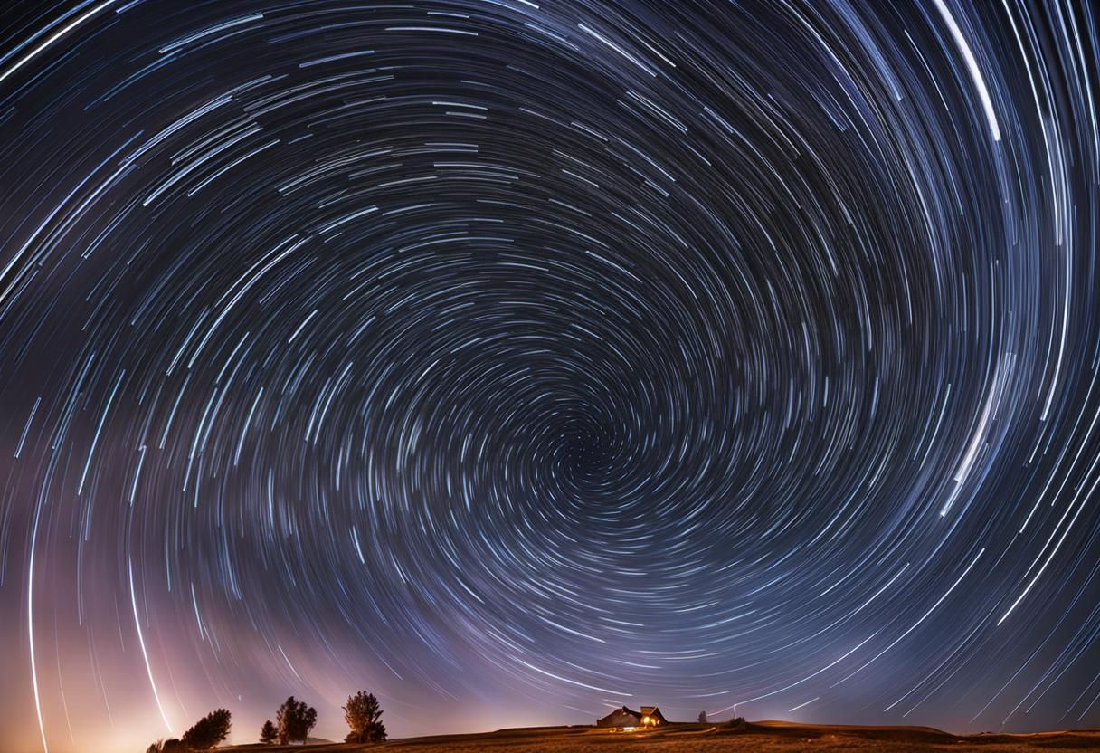 smooth star trail, minimal, curves spiral