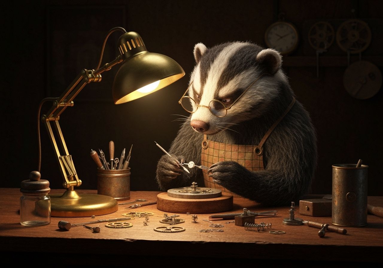 The Woodland's Secret Horologist  by @Te Hira