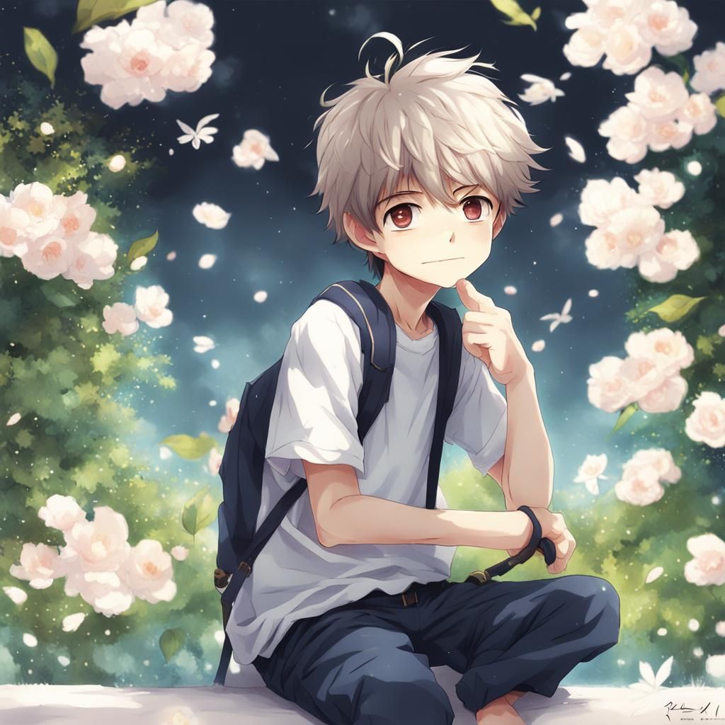 A cute boy
