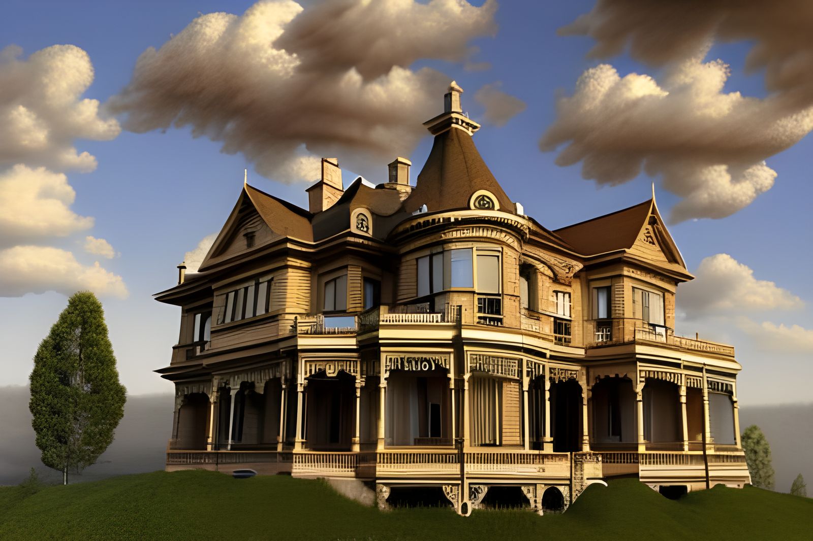 Vintage Victorian Mansion
