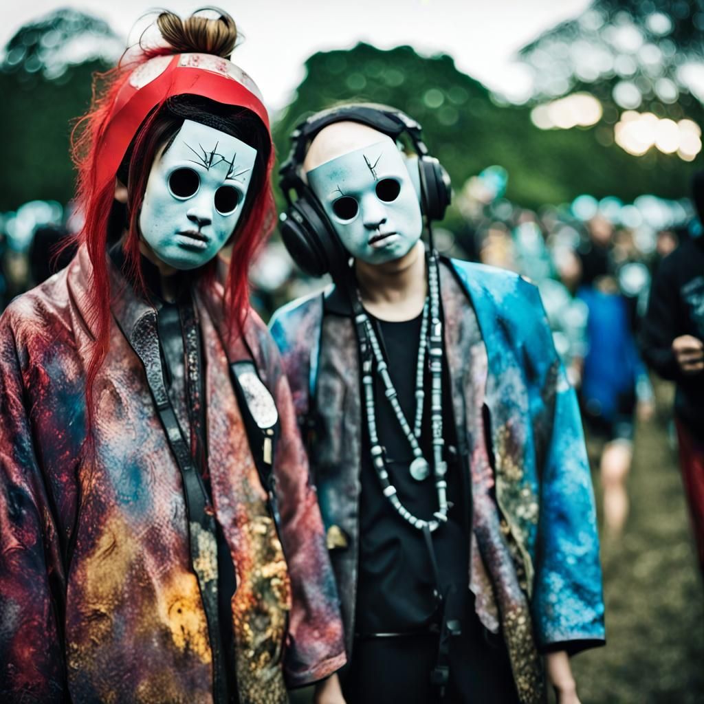 Surreal Dada Rave Photography: Antigeist Transformation