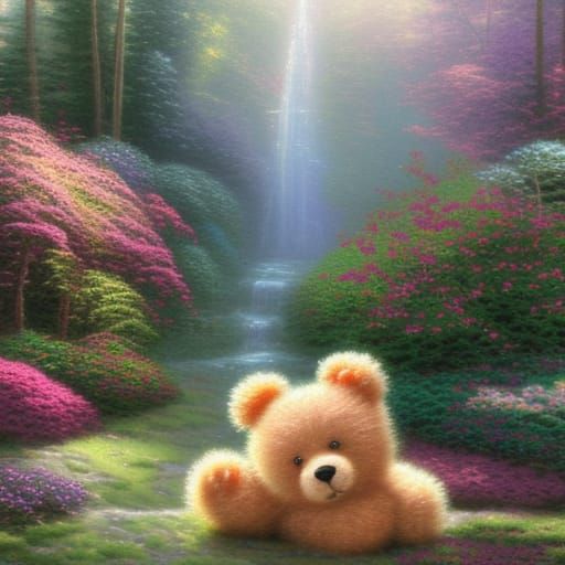 a fuzzy little teddy bear that is alive and he is cute ether...