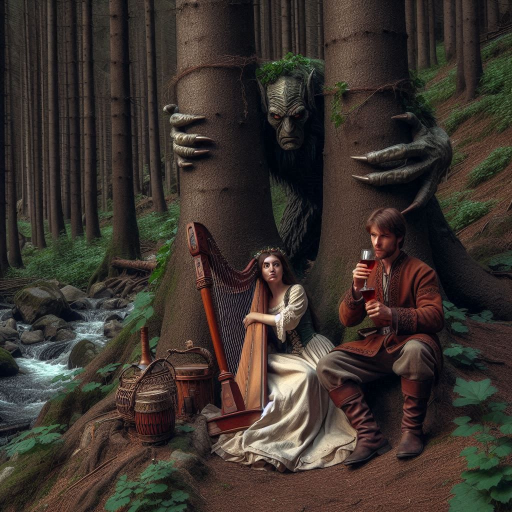 a "hidebehind" of American folklore in medieval Ireland