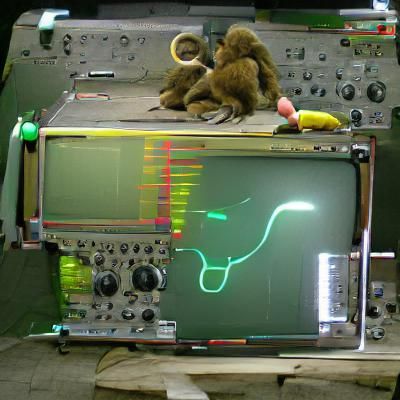 monkey oscilloscope