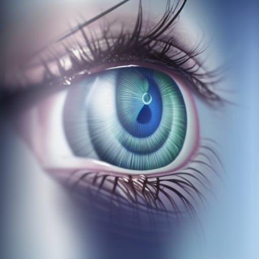 God's eye lovely hyper realistic beautiful eye