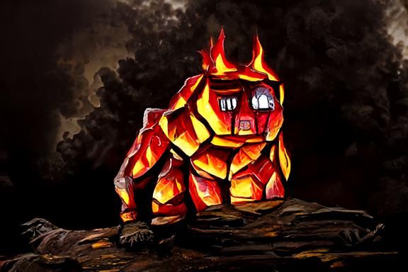 Fire golem