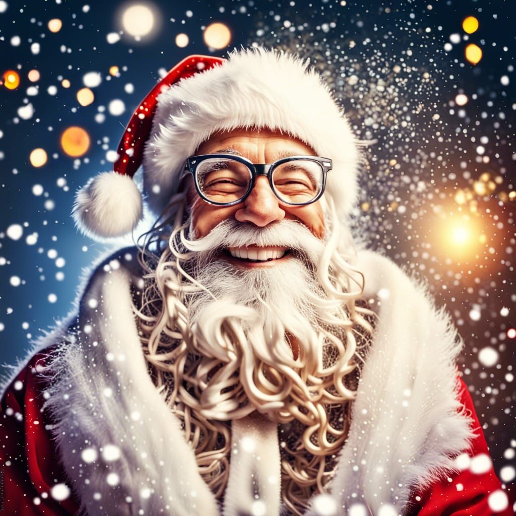 portrait of Santa  by @Renuka Nair