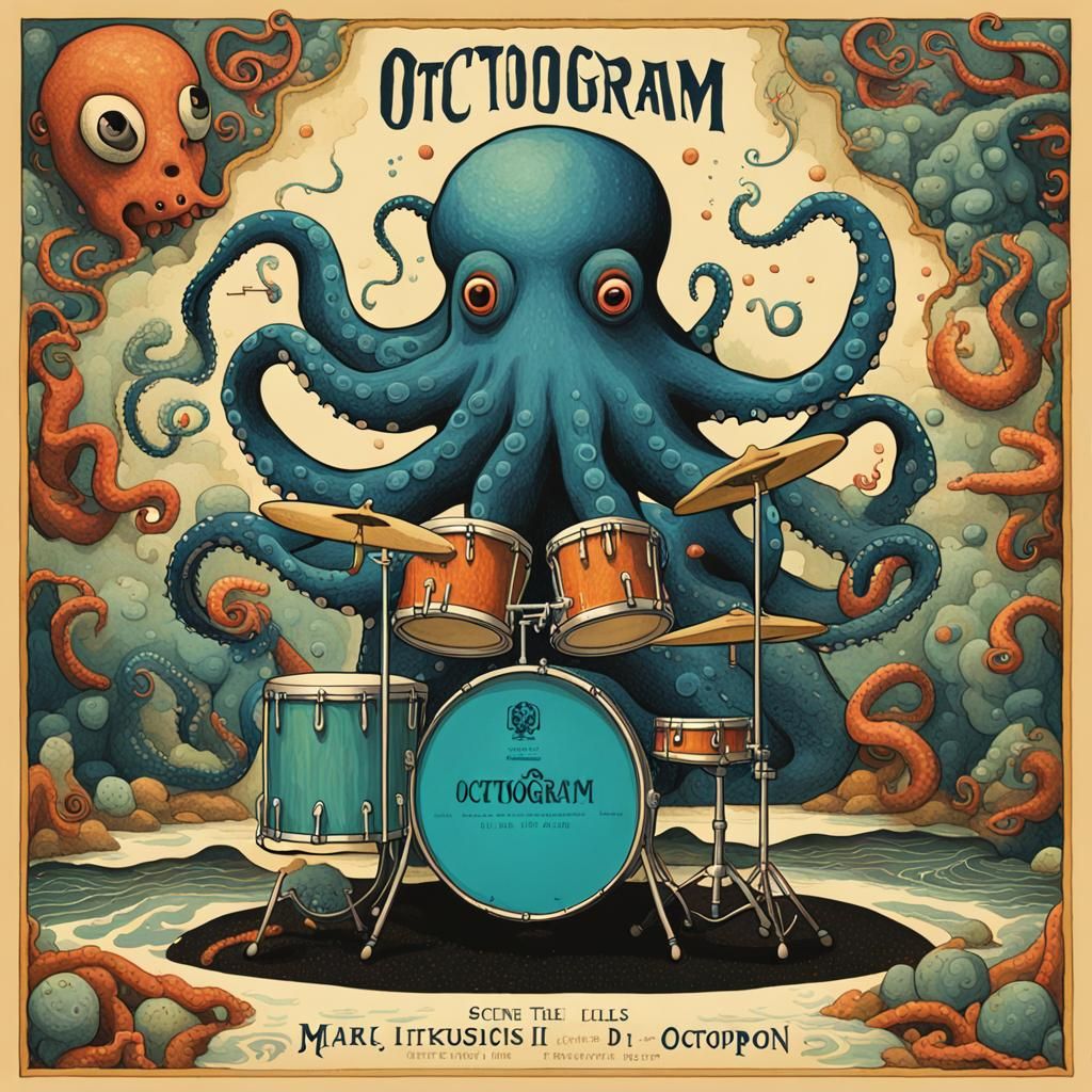 Octogram, album cover.  by @Edda