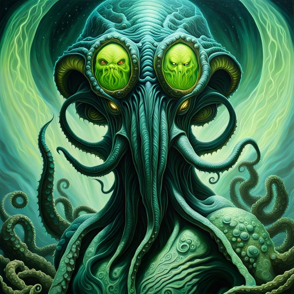 Cthulhu - AI Generated Artwork - NightCafe Creator