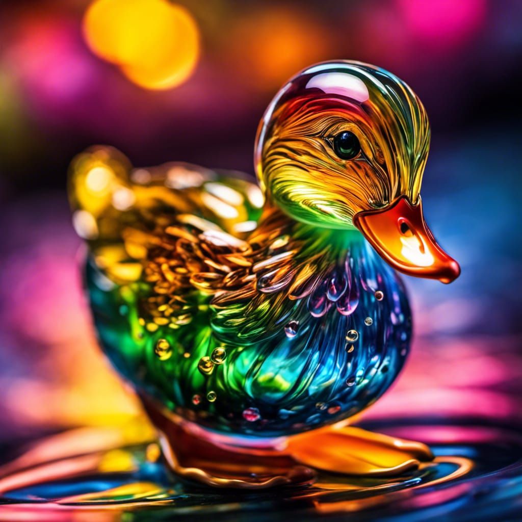 Glass Blown Duckling   by @Rach_Rachington