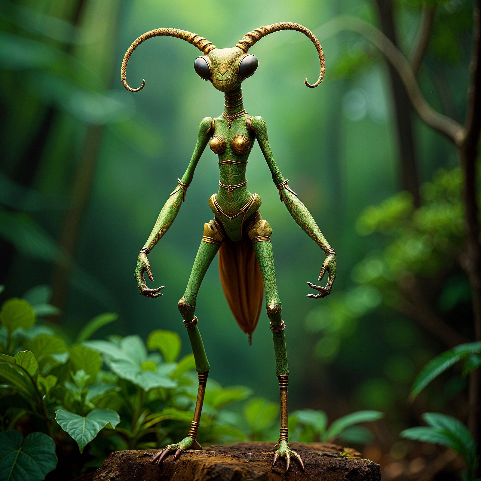 Mantis as humanoid