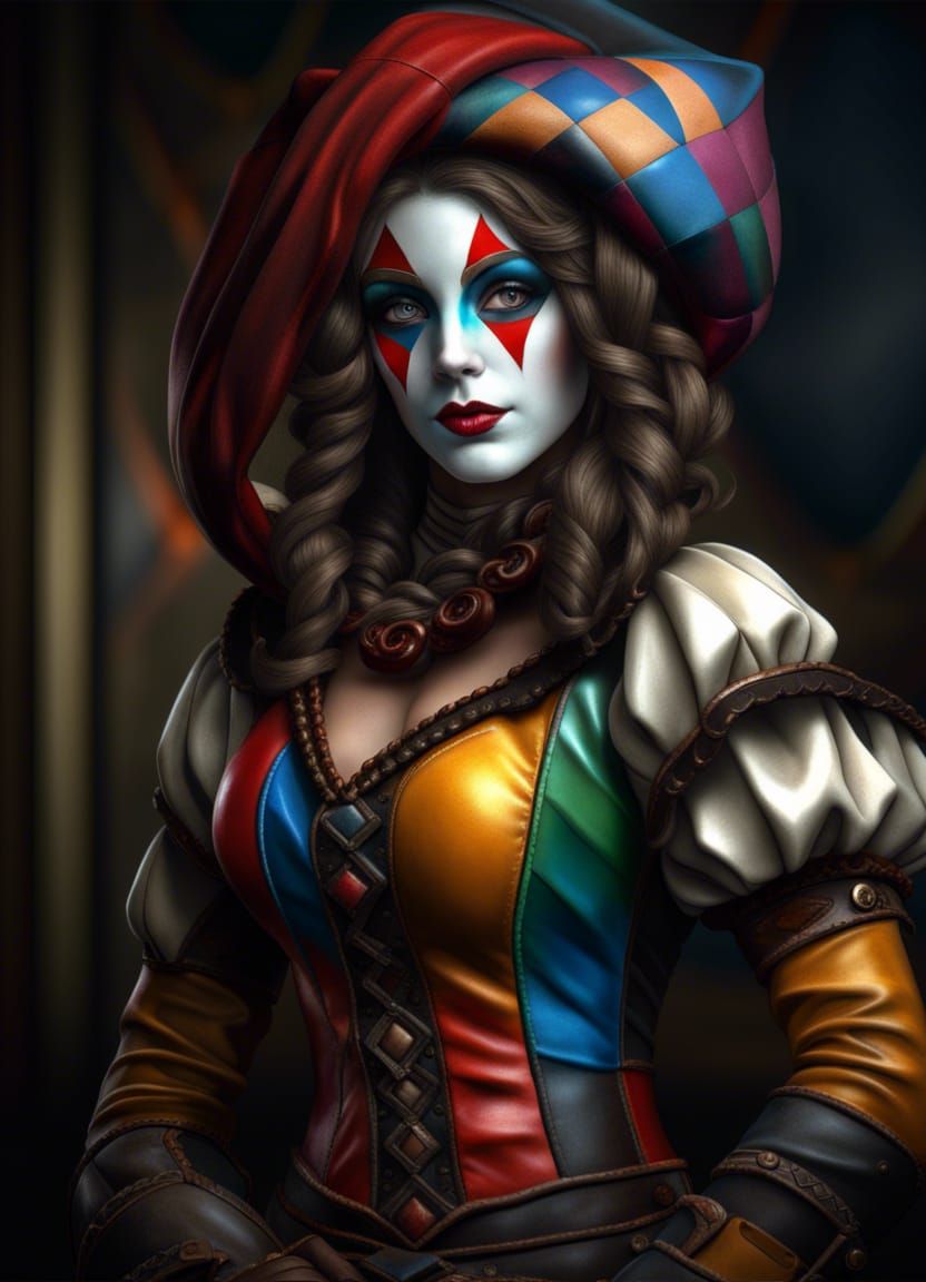 beautiful harlequin rogue, highly detailed, 4k, HDR, smooth, sharp ...