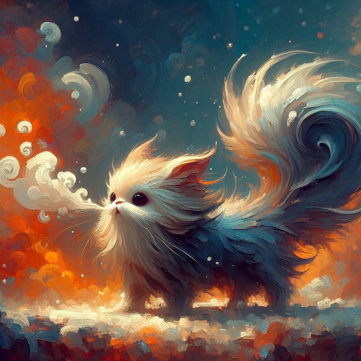 Air Elemental Cat