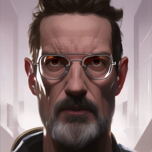 gordon freeman half life - AI Generated Artwork - NightCafe Creator