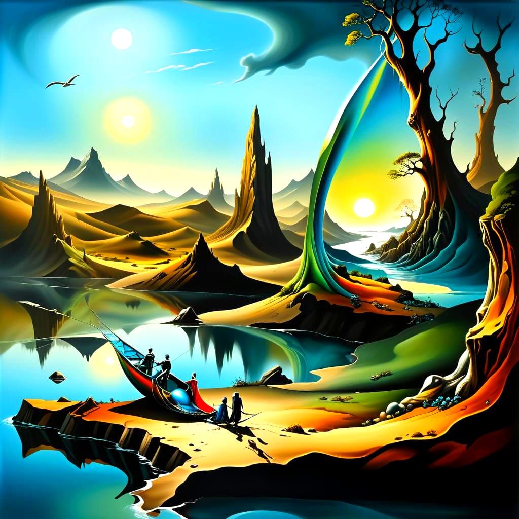 Surreal Landscape in Fantastic Style