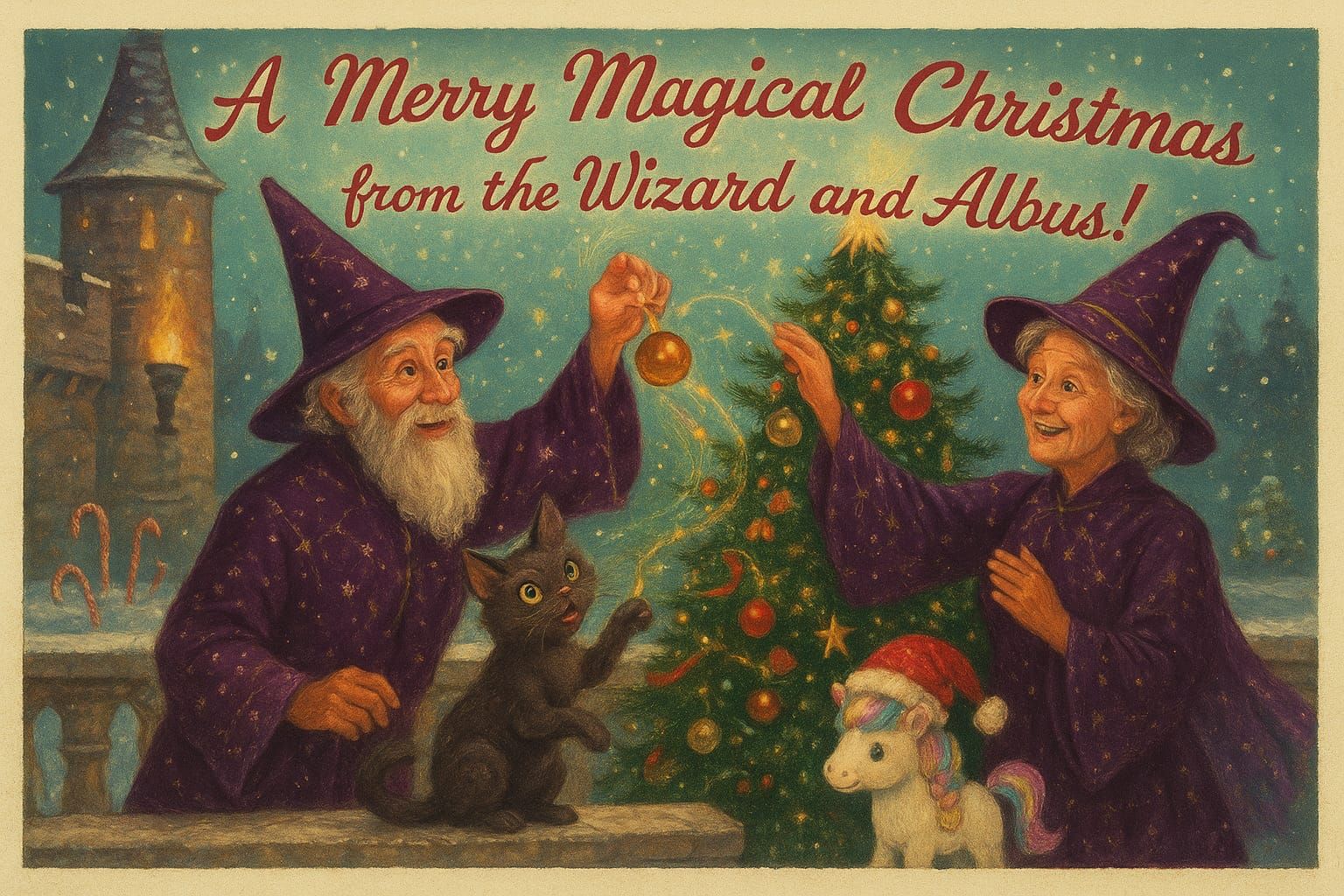a very magical Christmas from Albus and the Wizard