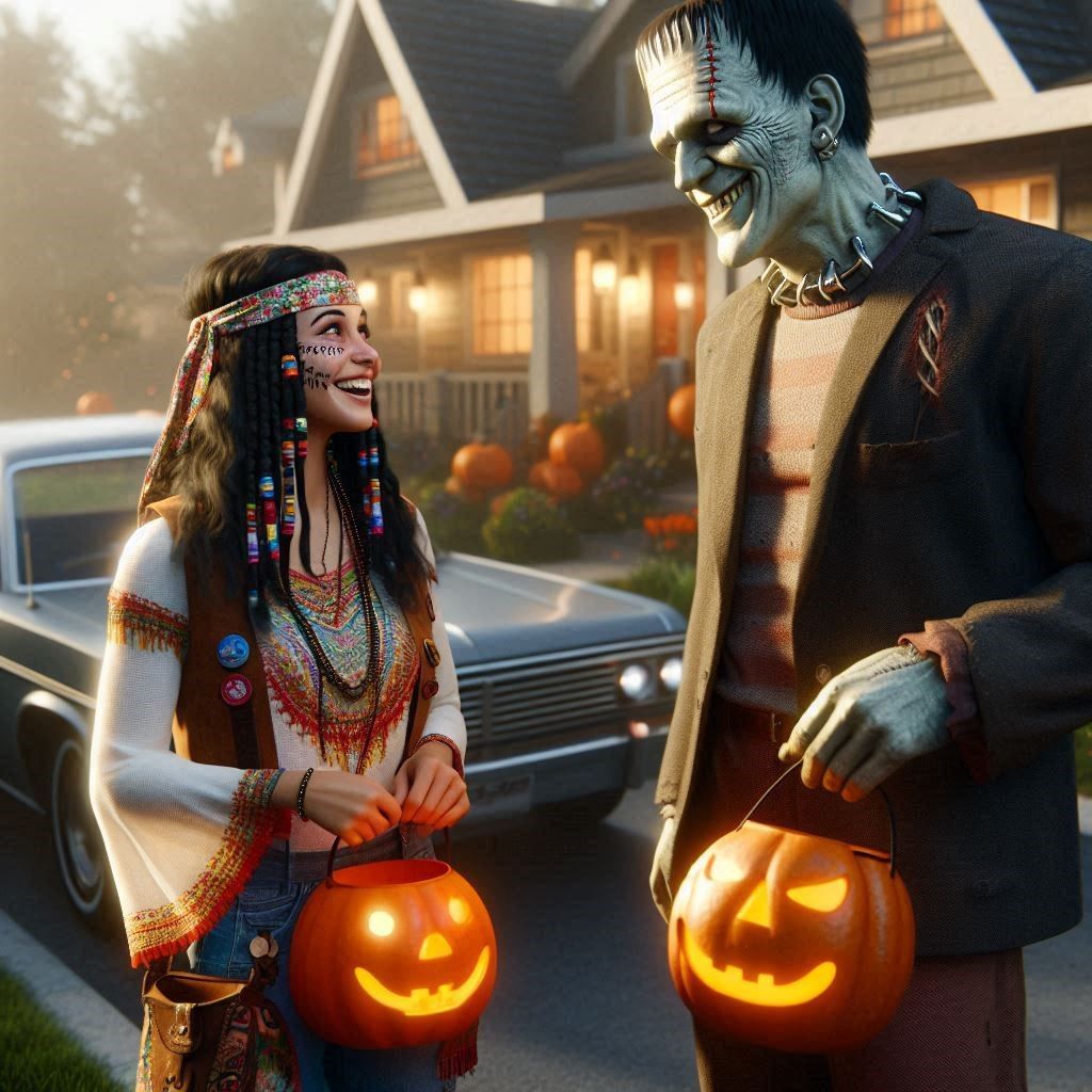 "I love your Costume!" .... "Me.. love... you.. costume, too."