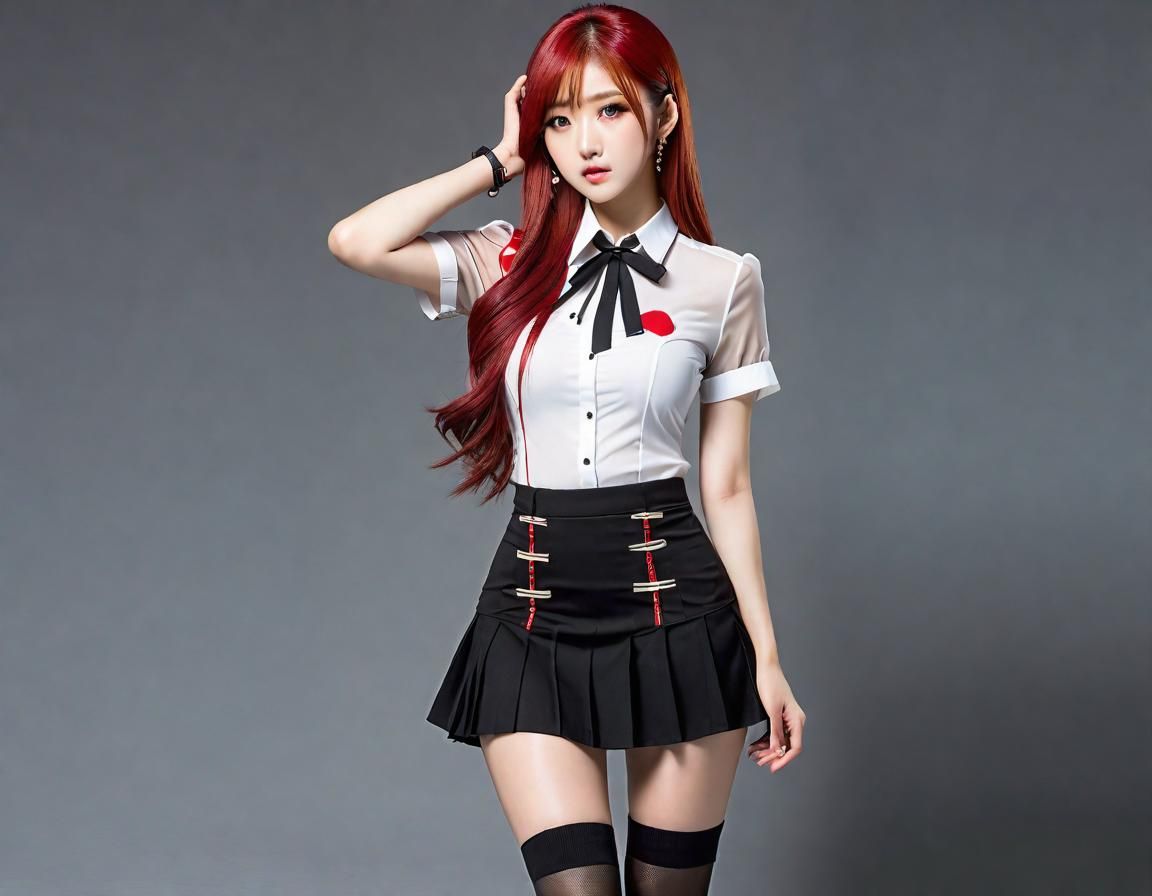 K-Pop fashion for a Japanese girl? - AI Generated Artwork - NightCafe ...