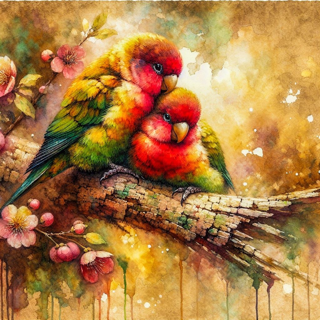 Nestled Hearts in the Canopy   by @Uwork