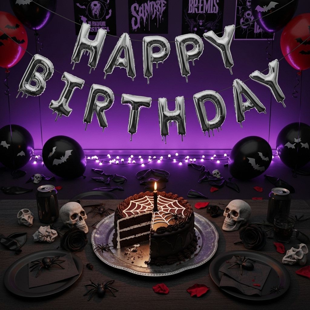 Spooky birthday party 🦇