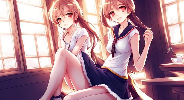 Beautiful girl that Twitter will like... by artist "anime", ...