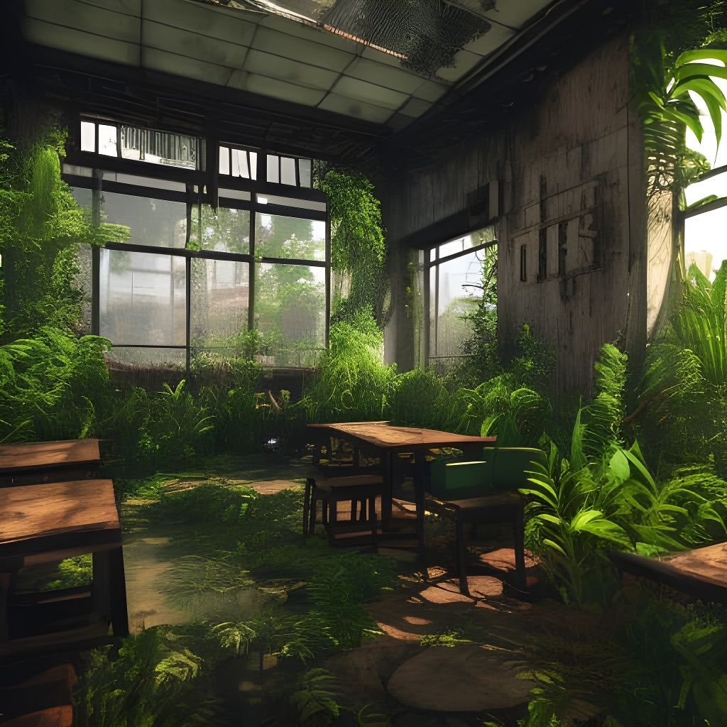 Jungle Reclaims Classroom  by @mathy_art_girl_305