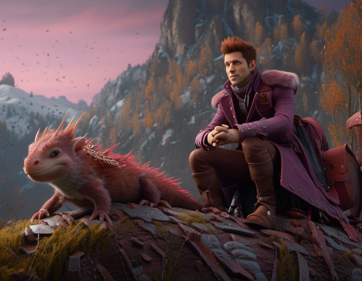 Tredd and... a pet?