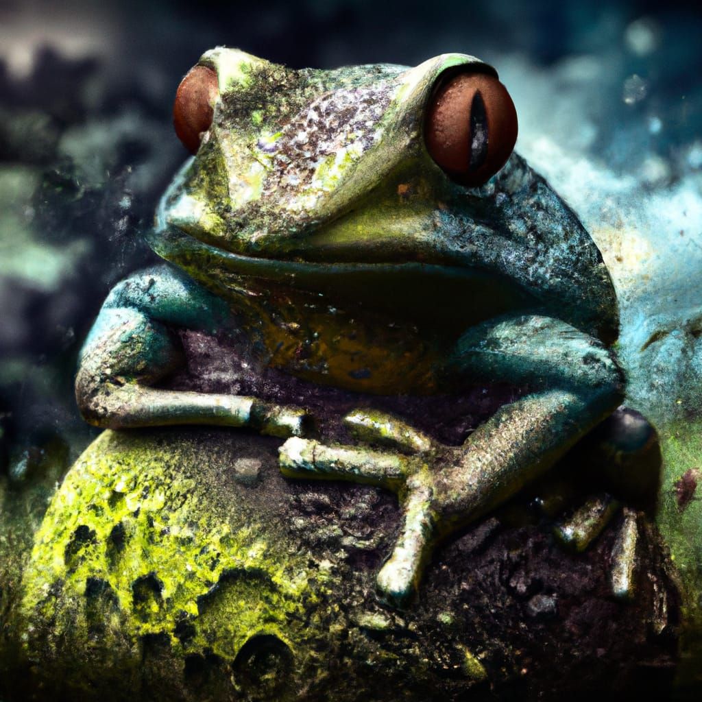 Alien Frog - AI Generated Artwork - NightCafe Creator