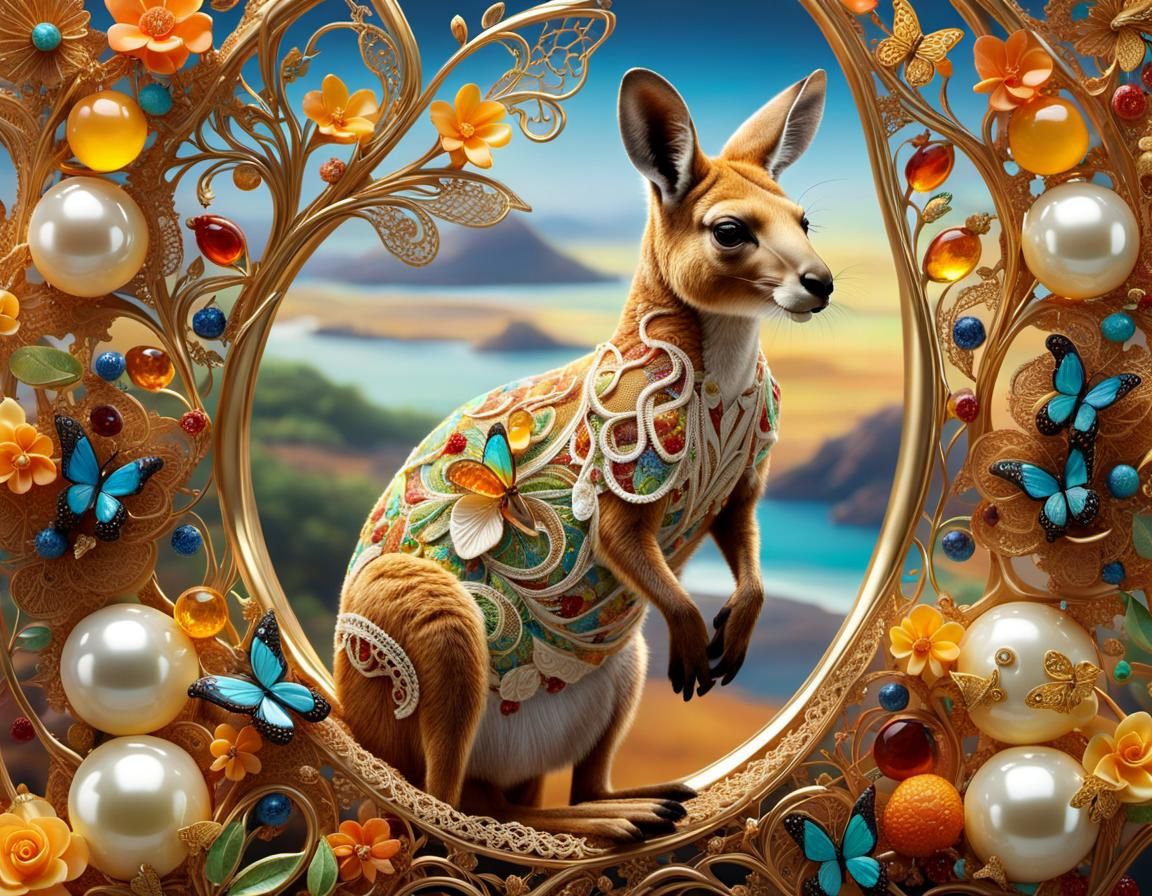 Decorated Kangaroo