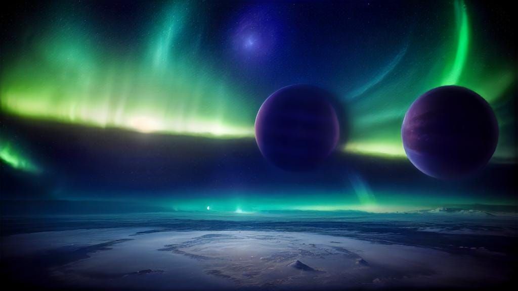 Surreal Space Art a la Frozen Yogurt