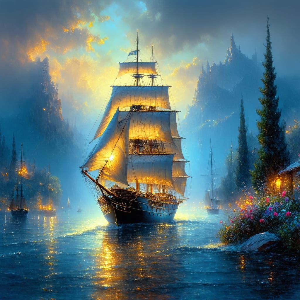 Sailboat  by @Franciska