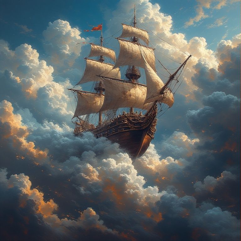 Cloud Sailing  by @Ninjineer