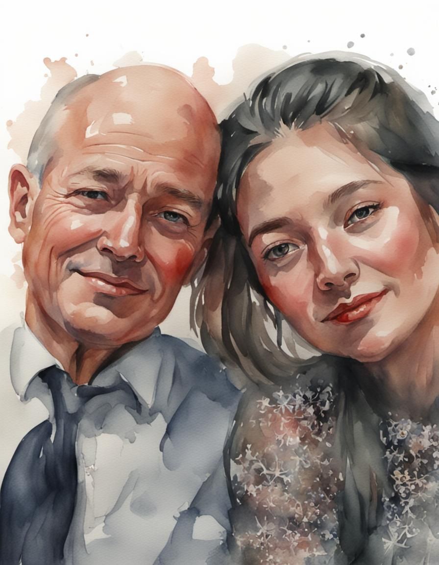Dad and daughter.