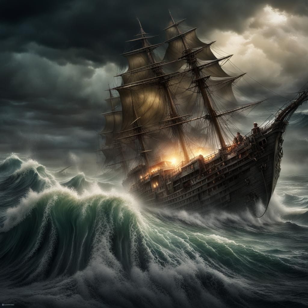 Abandon Ship! - Ai Generated Artwork - Nightcafe Creator