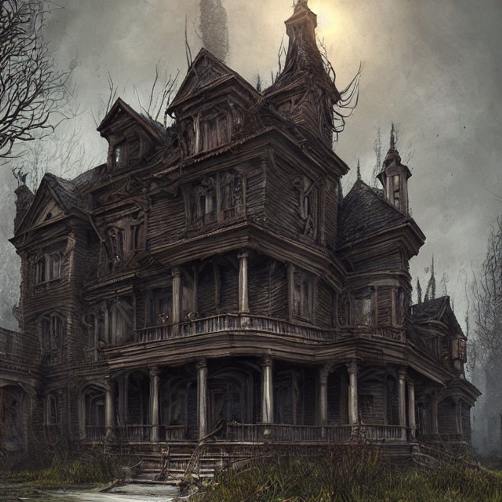 Sinister Horror House Ruined by a Lovecraftian Eldritch Elder God - AI ...