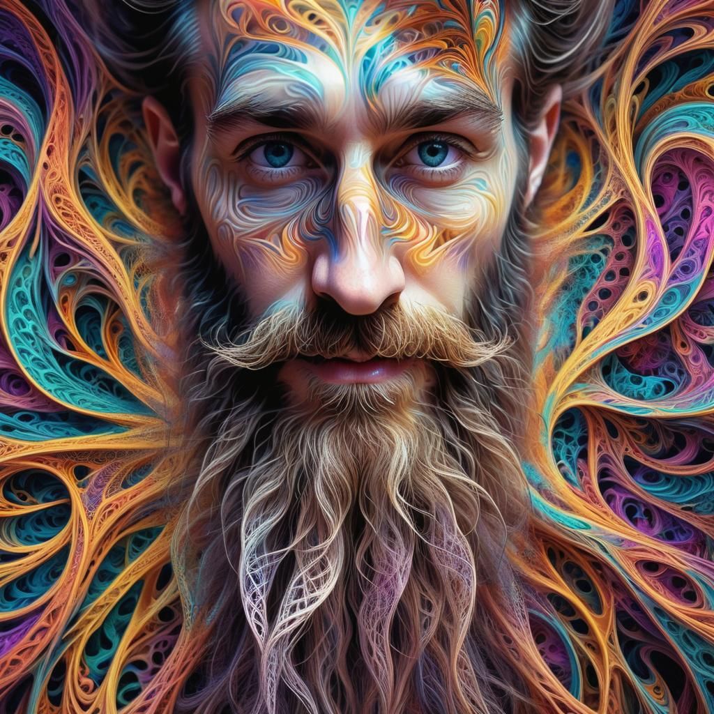 Whimsical Beard   by @Silky