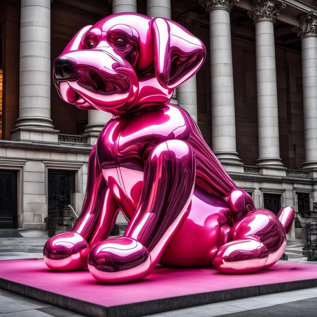 pink balloon dog