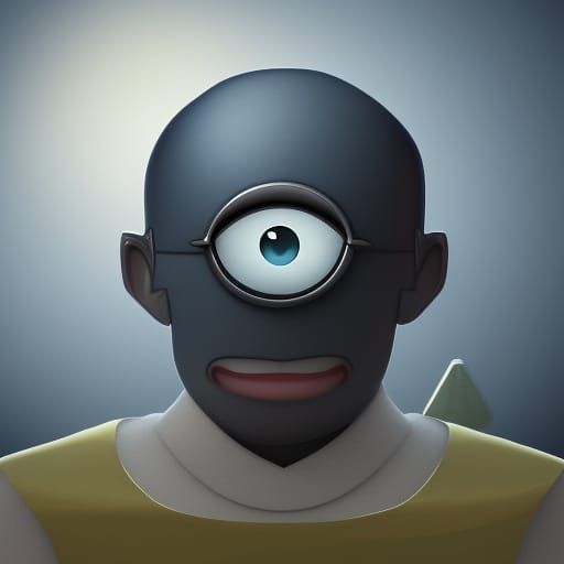 Cyclops Emoji - AI Generated Artwork - NightCafe Creator