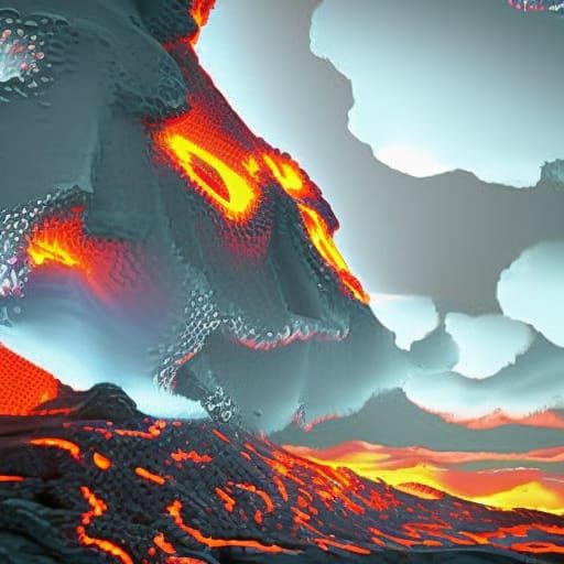 Abstract lava