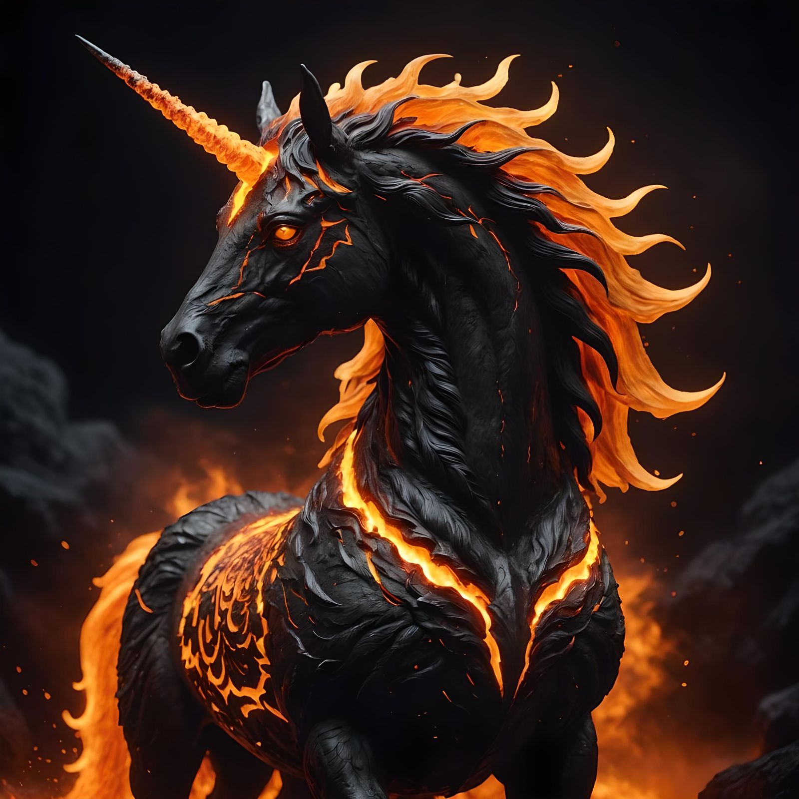 Lava Unicorn
